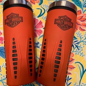 Set of 2 Harley Davidson travel cups